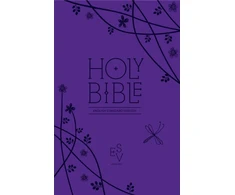 KNYGA King James Version Holy Bible: English Standard Version (ESV) Anglicised Violetinė Compact Gift edition with zip