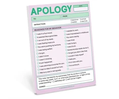 KNYGA Knock Knock Knock Knock Knock Apology Nifty Note (Pastel Version)