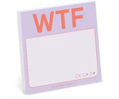 KNYGA Knock Knock Knock Knock Knock WTF Sticky Notes (Pastel Edition)