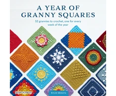 KNYGA Kylie Moleta Year of Granny Squares, 52 Grannies to Crochet, One for Every Week of the Year