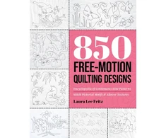 KNYGA Laura Lee Fritz 850 Free-Motion Quilting Designs, Encyclopedia of Continuous-Line Patterns; Stitch Pictorial Motifs &amp; Allover Textures