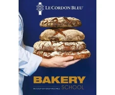 KNYGA Le Cordon Bleu Bakery School, 80 step-by-step recipes for Bread and Viennoiseries