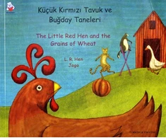 KNYGA Leigh Ann Hill Little Raudona Hen and the Grains of Wheat in Turkish and English
