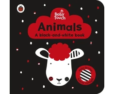 KNYGA Lemon Ribbon Studio Staff Baby Touch: Animals: a juodas-and-baltas book