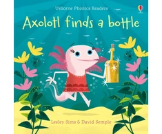 KNYGA Lesley Sims Axolotl finds a bottle