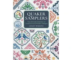 KNYGA Lesley Wilkins Quaker Samplers, The Ultimate Collection of Traditional and Modern Designs