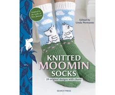 KNYGA Linda Permanto Knitted Moomin Socks, 29 Original Designs with Charts