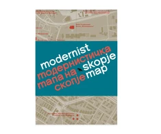KNYGA Ljuba Slavkovic Modernist Skopje Map