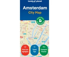 KNYGA Lonely Planet Amsterdam City Map
