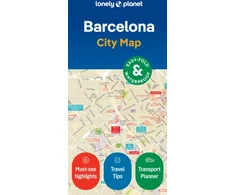 KNYGA Lonely Planet Barcelona City Map
