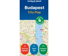 KNYGA Lonely Planet Budapest City Map