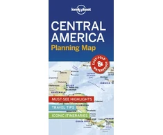 KNYGA Lonely Planet Central America Planning Map