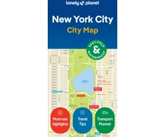 KNYGA Lonely Planet New York City Map