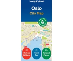 KNYGA Lonely Planet Oslo City Map