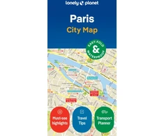 KNYGA Lonely Planet Paris City Map