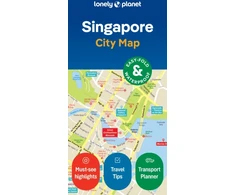 KNYGA Lonely Planet Singapore City Map