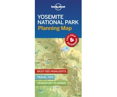 KNYGA Lonely Planet Yosemite National Park Planning Map
