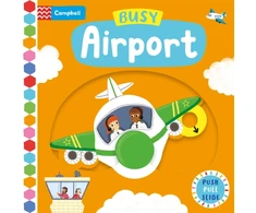 KNYGA Louise Forshaw Busy Airport, A Push, Pull, Slide Book