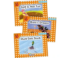 KNYGA Louise Van Pottelsberghe Jolly Phonics Oranžinis Level Readers Set 3