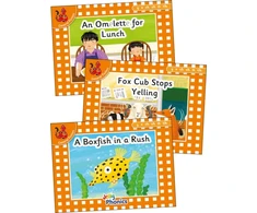 KNYGA Louise Van Pottelsberghe Jolly Phonics Oranžinis Level Readers Set 6
