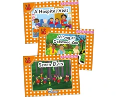 KNYGA Louise Van Pottelsberghe Jolly Phonics Oranžinis Level Readers Set 5
