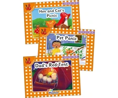 KNYGA Louise Van Pottelsberghe Jolly Phonics Oranžinis Level Readers Set 2