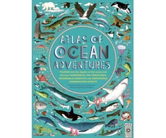 KNYGA Lucy Letherland Atlas of Ocean Adventures, A Collection of Natural Wonders, Marine Marvels and Undersea Antics from Across the Globe