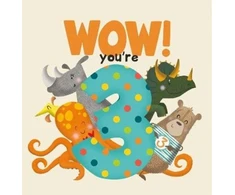 KNYGA Lucy Tapper WOW! You're Three birthday book