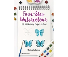 KNYGA M Bakasova Four-Step Watercolour, 150 Skill-Building Projects to Paint