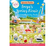 KNYGA Macmillan Childrens Books Sylvanian Families: Freya's Spring Picnic Sticker Activity Book, An official Sylvanian Families sticker activity book, with over 400 stickers!