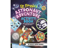 KNYGA Maggie Aderin Pocock Dr Maggie’s Astronaut Adventure Activity Book, Space-themed mazes, maths games and more