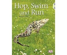 KNYGA Margaret Clyne Bug Club Non-fiction Rožinė A Hop, Swim and Run 6-pack
