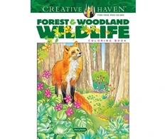 KNYGA Marty Noble Creative Haven Forest &amp; Woodland Wildlife Coloring Book