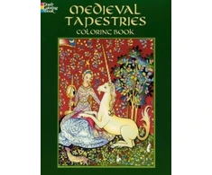 KNYGA Marty Noble Medieval Tapestries Coloring Book