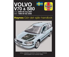 KNYGA Martynn Randall Volvo V70 and S80 (1998 - 2007) Haynes Repair Manual (svenske utgava)