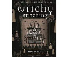 KNYGA Meg Black Witchy Stitching, 25 Patterns to Haunt Your Home