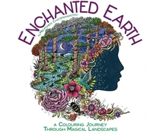 KNYGA Melpomeni Chatzipanagiotou Enchanted Earth, A Colouring Journey Through Magical Landscapes