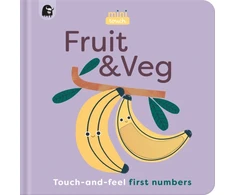 KNYGA Mini Magique Studio MiniTouch: Fruit &amp; Veg, Touch-and-feel first numbers