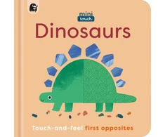 KNYGA Happy Yak MiniTouch: Dinosaurs, Touch-and-feel first opposites
