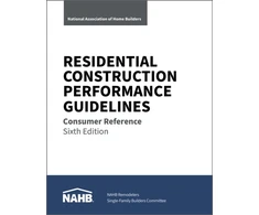 KNYGA Nahb National Association of Home Builders Residential Construction Performance Guidelines, Consumer Reference