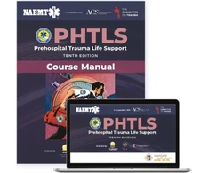 KNYGA National Association of Emergency Medical Technicians PHTLS: Prehospital Trauma Life Support (eBook) with Course Manual (Print)