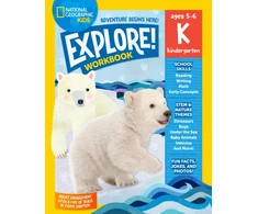 KNYGA National Geographic Kids Explore! Workbook Kindergarten