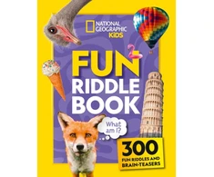 KNYGA National Geographic Kids Fun Riddle Book, 300 Fun Riddles and Brain-Teasers