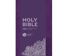 KNYGA New International Version NIV Larger Print Personal Violetinė Soft-Tone Bible