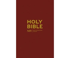 KNYGA New International Version NIV Popular Burgundy Hardback Bible