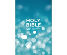 KNYGA New International Version Version New NIV Popular Mėlyna Hardback Bible