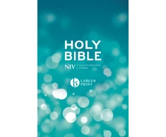 KNYGA New International Version Staff NIV Larger Print Mėlyna Hardback Bible