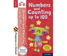 KNYGA Nicola Palin Progress with Oxford: Numbers and Counting iki 100 Age 5-6