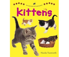 KNYGA Nicole Tuxworth Say and Point Picture Boards: Kittens
