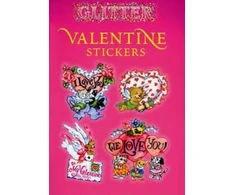 KNYGA Nina Barbaresi Glitter Valentine Stickers